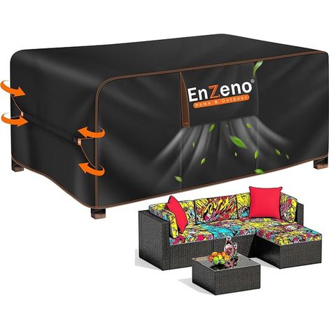 Garden Furniture Cover Waterproof 200 × 200 × 90 cm 420D Oxford Fabric Winter Covers (1/4)