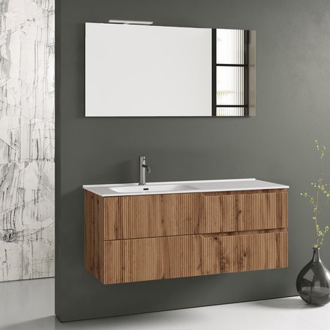 Composizione vasca SX 4 pezzi ZIP quercia (1/5)