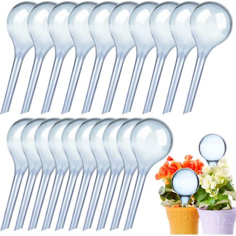 Système d'arrosage automatique en forme de globe à eau (lot de 12), en PVC, vert armée. (1/5)