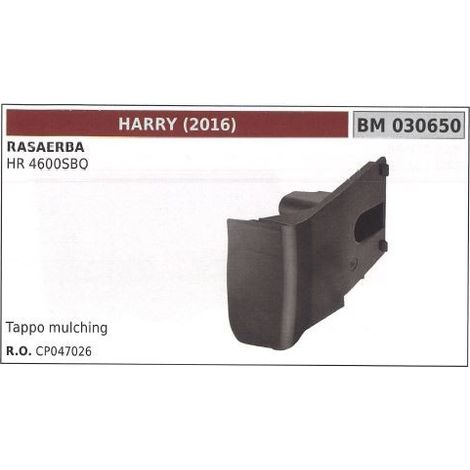 HARRY Rasenmähermähwerk Mulchstopfen HR 4600SBQ 030650