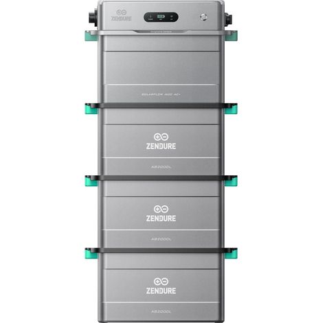Zendure SolarFlow 1600 AC+ – Balkonkraftwerk mit Speicher, 1600W AC bidirektional, 1,92 kWh Akku, erweiterbar bis 11,52 kWh, Plug & Play, IP65, mit 3xAB2000L