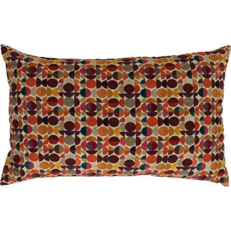 Amadeus - Grand coussin Disquettes en coton imprimé 50x80 cm (1/2)