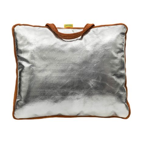 Cojin con asa para soldador, Lava Brown / Aluminizado 39 x 33 x 3 cm (1/4)