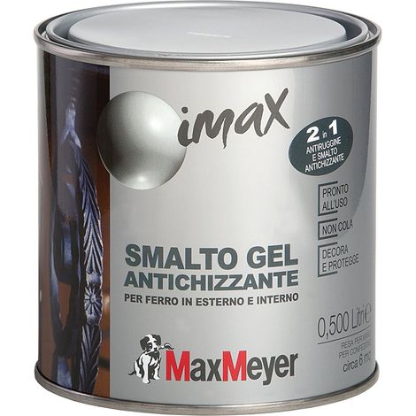MAX MEYER - IMAX SMALTO DECORATIVO ANTICHIZZANTE 0,5 L NERO GRAFITE (1/3)