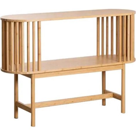 Console da tavolo - Divit SR90 - Bambù - 2 ripiani - 100 x 40 x 60 cm