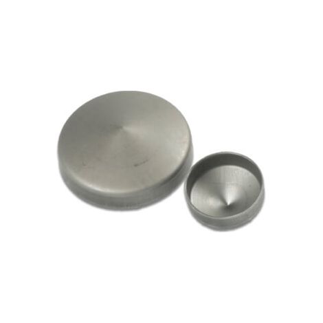 COPRIPILASTRO TONDO ZINCATO MM.76