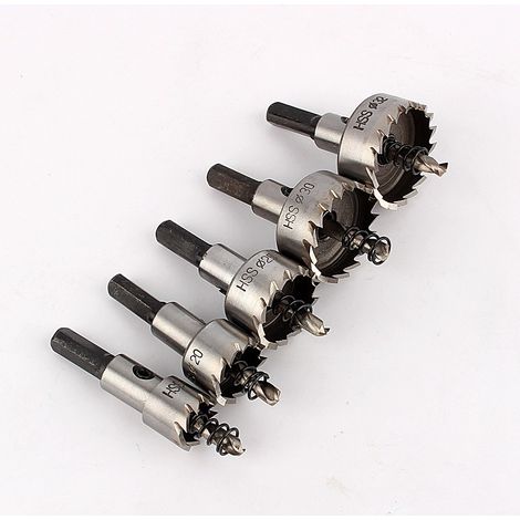 Foret en acier inoxydable pour métaux, scie cloche robuste, outil de coupe de 16 mm