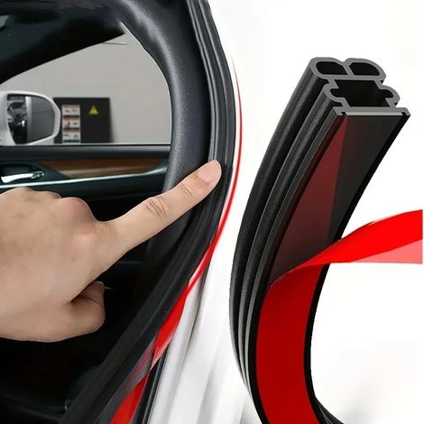 Autodichtungsstreifen – Schalldämmung & Wasserdicht – Doppellagig, dicker Klebstoff für optimale Schalldämmung & Langlebigkeit, 25 m (1/5)