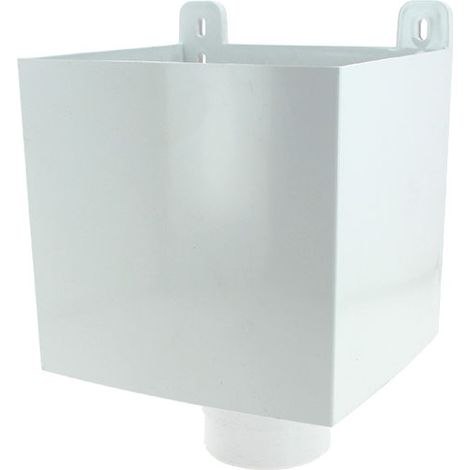 Nicoll – Raccord pour gouttière boîte à eau Ø80mm – Sortie mâle – PVC rigide pour descente d'eaux pluviales – Déversoir d'orage – BAO80B