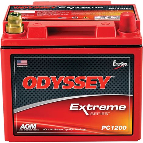 Batterie AGM ODYSSEY AGM PLOMB PURE PC1200MJT 12V 44AH 1200 AMPS (EN) (1/2)