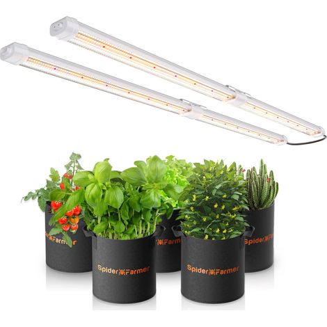 Spider Farmer Glow80 Barras LED de Luz de Cultivo para Plantas de Interior en Hidroponía