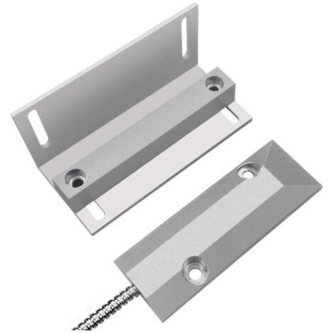 Contacts magnétiques d'alarme pour capteur d'interrupteur de Porte de Garage de volet Roulant NC avec Support en L (1/5)