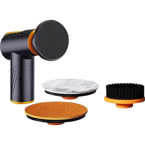 [JAMAIS UTILISÉ]Polisseuse de voiture sans fil, portable et électrique, pour le polissage et le cirage des rayures. Rechargeable, avec papiers abrasifs de grain 80 et 320. (1/4)