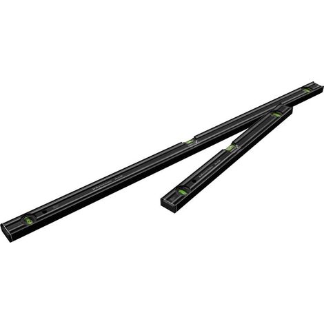 Stabila Limited Edition 80AS-2 Dark Shadow Spirit Level Set 60cm 120cm STB80AS