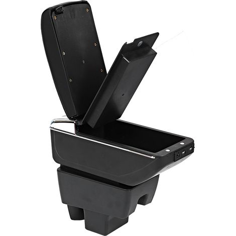 Boîte de rangement pour accoudoir central de voiture, compatible avec Skoda Rapid 2013-2018 (1/5)