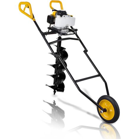 Garland – Tarière thermique 68 cc – Moteur 2 temps – Puissance 1,9 kW – Foret 25 cm pour sols difficiles – Transportable et robuste - 1211TG-V20 (1/5)