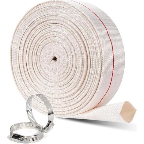 Flat Textile Hose 32 mm Stainless Steel Hose Clamps Industrial Pipe Job Pipe Garden Agriculture Industry (1/5)