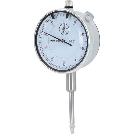 Comparateur à cadran haute précision, antichoc, à aiguille mécanique, pour tours à bois, ateliers et scies de table (1/5)