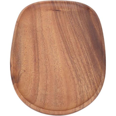 Plateau de service en bois de noyer, planche à apéritif irrégulière, plateau décoratif pour café ou thé (1/4)
