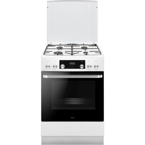 Fornello a gas 4 fuochi da 77 l bianco - ACM7005RB - Amica