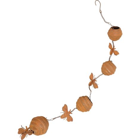 Vintage Decorative Iron Rain Chain, Honeycomb Bee Pattern (1/5)
