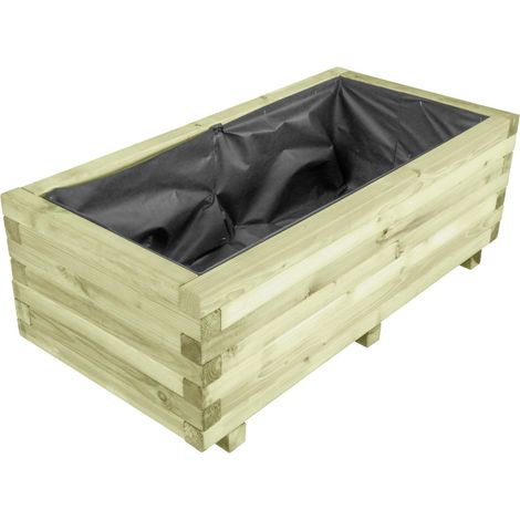 Pflanzkasten Oskar 100 x 50 cm mit Wurzeltuch Pflanzkasten (1/3)
