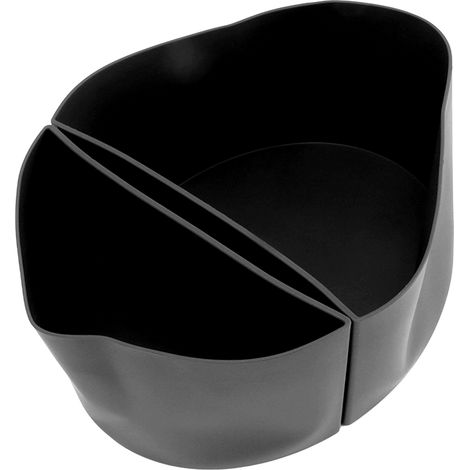 Doublures en silicone pour mijoteuse 6 QT, réutilisables et étanches, 2 en 1, avec séparateur intégré, accessoires de cuisine pour la maison, noir (1/5)