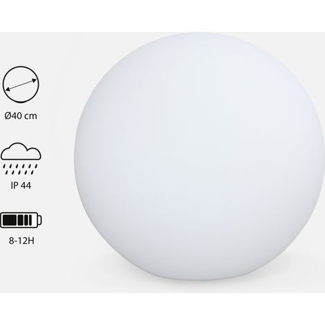 Bola luminosa LED con pilas para interior/exterior (1/5)