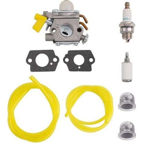 Kit de montage de carburateur compatible avec les modèles Homelite, débroussailleuse, taille-haie et élagueuse à perche pour RBC30SET à RPR3025JA (1/5)
