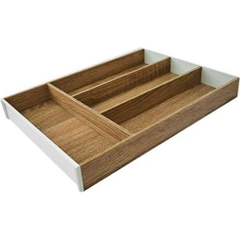 Accessoires AMBIA-LINE design bois hauteurs M et K - BLUM - Range-couverts - largeur 300 mm - Longueur coulisse 450 mm. - Chêne Bardolino