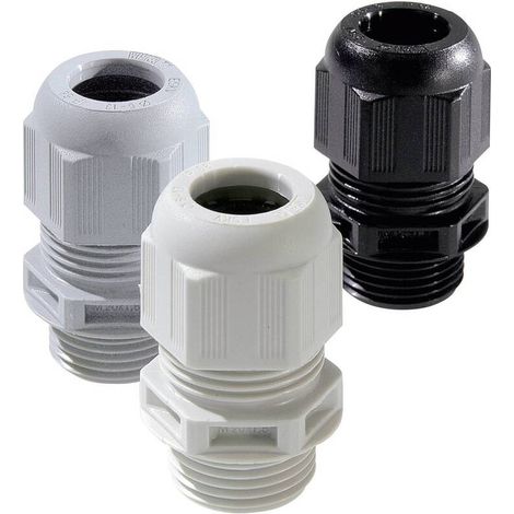 [GEBRAUCHT] B-Ware Wiska ESKV-L 16 Kabelverschraubung M16 Polyamid Licht-Grau RAL 7035 50 St. (1/2)