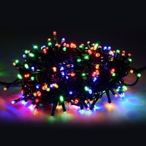 Guirlande lumineuse LED extérieure - 200 Boules étanches - avec 8 modes - multicolores - 30m (1/4)