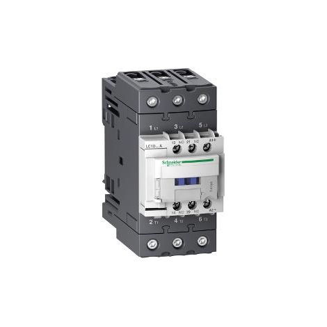 Contattore di potenza TeSys Deca 65A 3P 24V DC 1NO 1NC (EVK) LC1D65ABD