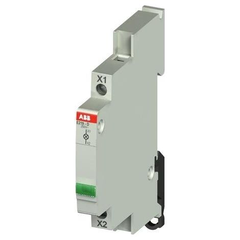 Abb E219-D piloto modular verde 9 mm 8,5 cm
