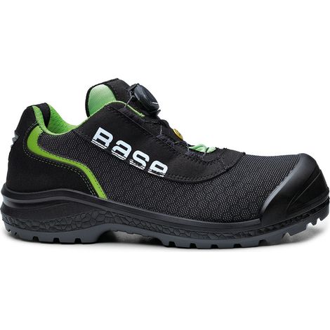 Base Sicherheitshalbschuh Be-Ready B0822 S1P ESD SRC Gr. 42 black/green