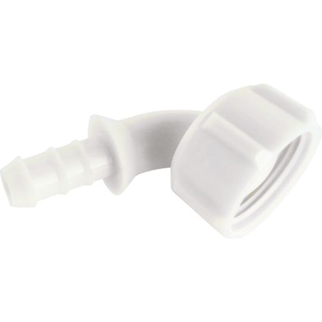 Somatherm For You – Raccord coudé à écrou tournant 20/27 pour tuyau machine à laver – Fixation rapide – Pression max 4 bars – Compatible eau froide (1/2)