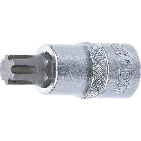Punta de vaso entrada 12,5 mm (1/2") perfil en cuña (para Ribe) M12 (1/2)