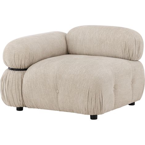 Module de Canapé d'Angle Droit "Mika" 95cm Beige (1/5)