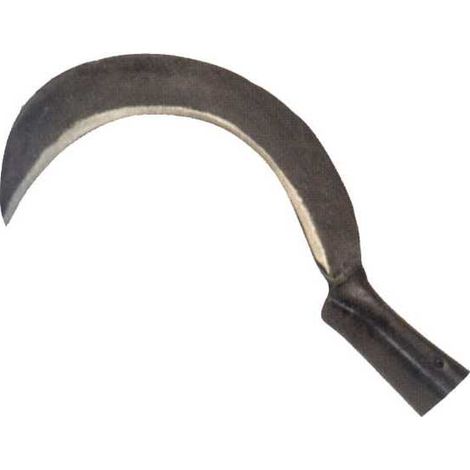 Falci Roncola Pertica Lama Acciaio Forgiato 45x425 mm per Rovi e Vegetazione Infestante Manico Legno
