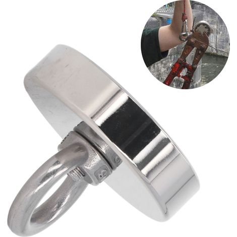 NFM60-S Bergungsgerät mit einer Zugkraft von 140 kg, mit Hebering und Magnet. (1/5)