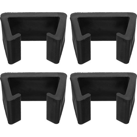 4 pinces de chaise robustes de 6 cm, pinces de canapé créatives, fixations durables pour chaises en rotin, accessoires pour la maison, compatibles avec la maison, le magasin et le bureau (noir) (1/5)