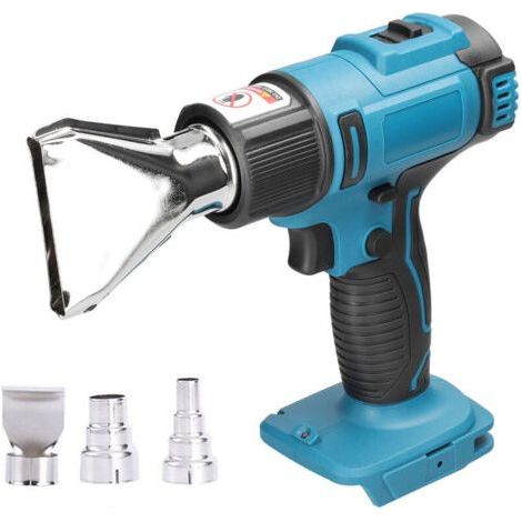 Crediri Cordless Heater with Lithium Battery and 2 Nozzles, Compatible with Makita 18V Lithium Battery, Multicolor (1/5)