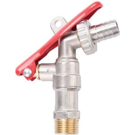 Filetage extérieur en alliage de zinc avec serrure robinet en cuivre accessoires de robinet antivol robinet en alliage de zinc 3/4
