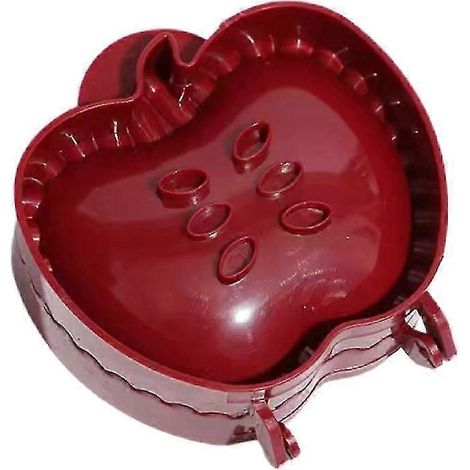Moule à tarte en plastique, antiadhésif, 3 formes (citrouille, pomme, noisette) pour la cuisson de raviolis et de biscuits, ustensile de cuisine réutilisable (1/5)