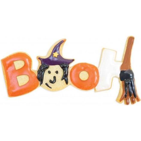 Découpoir à biscuits en inox - Booh Halloween (1/3)