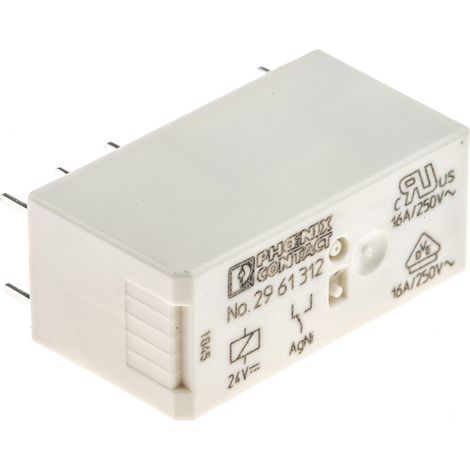 Relais de puissance Phoenix Contact REL-MR- 24DC/21HC, 1 RT, bobine 24V c.c. Montage sur CI ( Prix pour 1 )