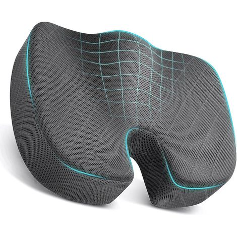 Coussin ergonomique en mousse à mémoire de forme antidérapant et confortable pour siège conducteur (1/4)