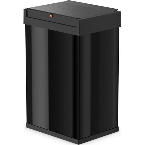 Hailo Big-Box Swing cubo de basura negro 35 litros (1/4)