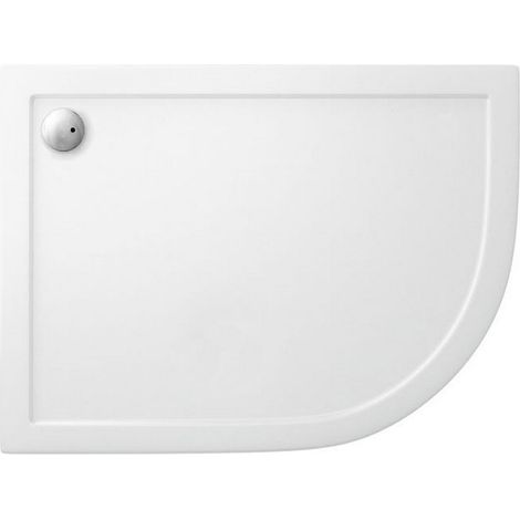 Piatto doccia 120x90 semicircolare versione sinistra KAM-1200 kamalu
