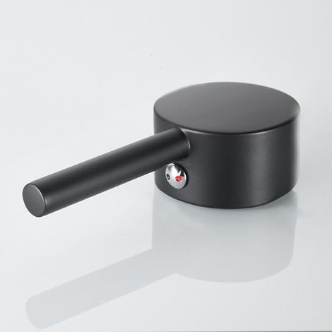 Poignées de rechange pour robinets de salle de bain, avec placage, adaptées aux robinets à spirale de 35/40 mm. (1/4)